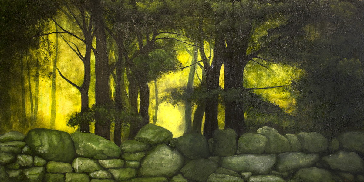 Blackstone 6 - July - Oil on Canvas - 48 x 24