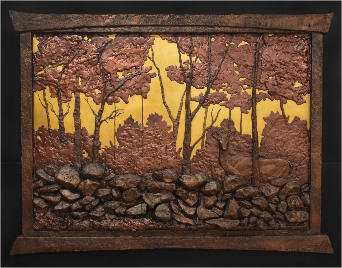 The Calandrelli View - 48 x 36 x 2.5 - Cold Cast Bronze